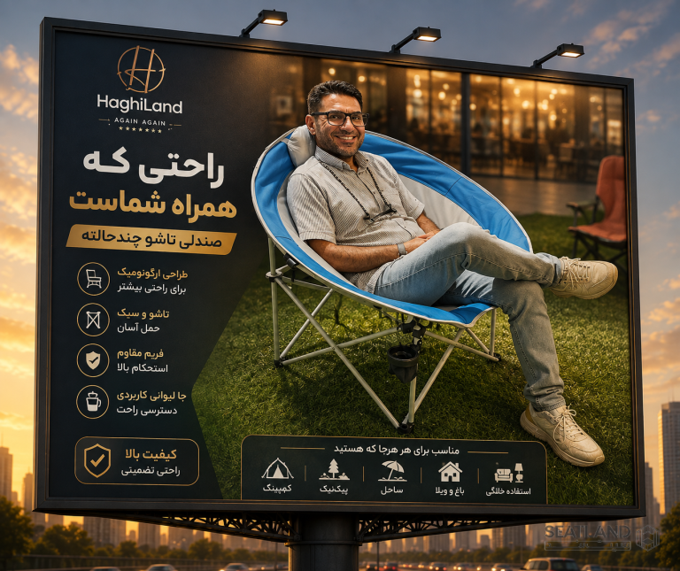 صندلی تاشو مسافرتی مون